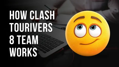 How Clash TourIVers 8 Team Double Elimination Bracket Works