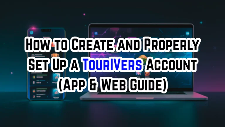How to Create and Properly Set Up a TourIVers Account (App & Web Guide)